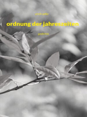 cover image of ordnung der jahreszeiten